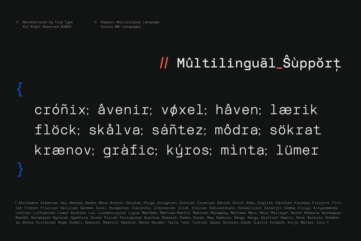 TRT Interval Mono Font, a Sans Serif Font by truetype (Photo 15 of 15)