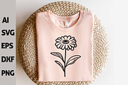 Calendula Flowers SVG Flower Bouquet, a Decorative Illustration by ARTify Illustrations (Thumbnail 4 of 10)