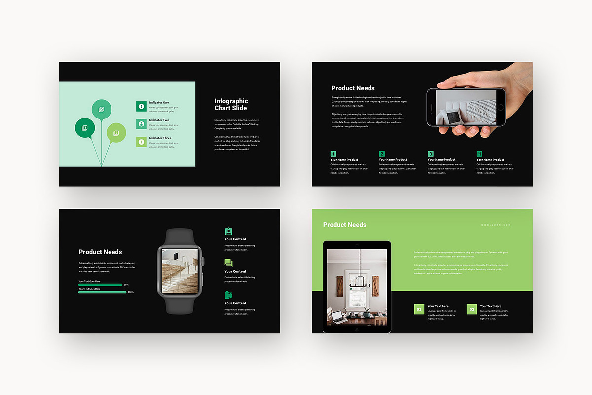 Guro : Green Business Powerpoint, a Presentation Template by Punkl Camp (Photo 11 of 16)