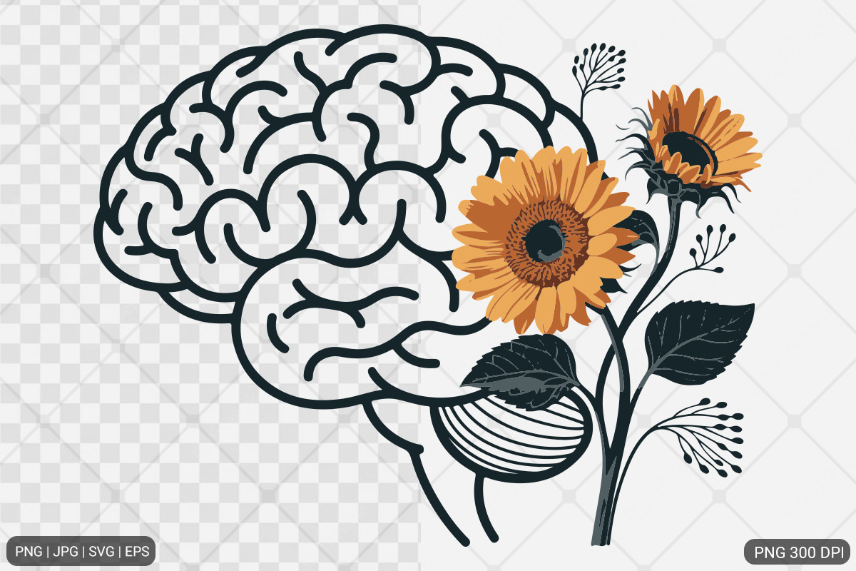 Sunflower SVG PNG Design Bundle, an Illustration by Actual Pixel (Photo 24 of 30)