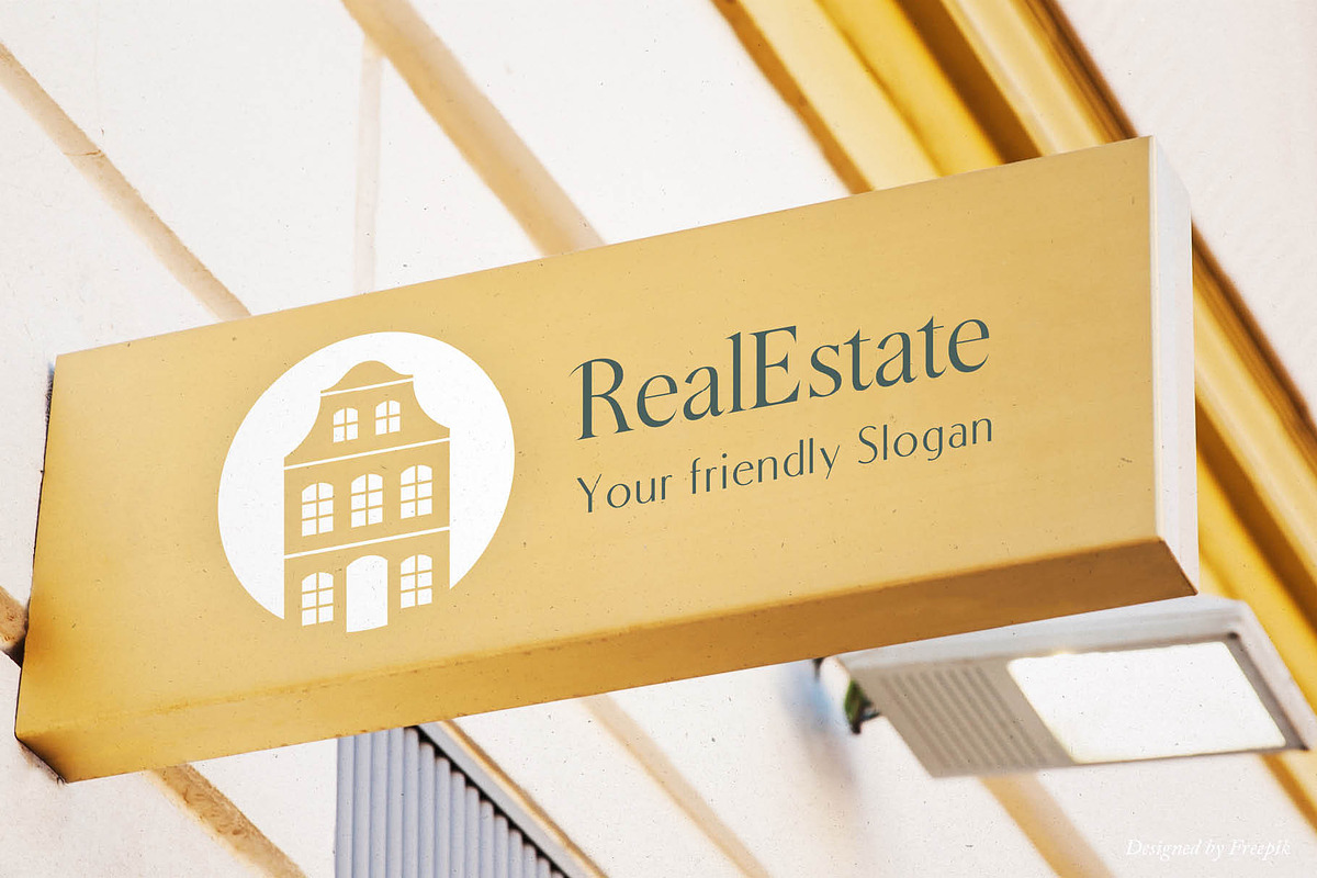 Modern Real Estate Logo – Canva & AI, a Branding & Logo Template by Elibee (Photo 2 of 4)
