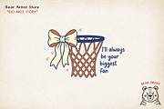 Cute Basketball Mom & Game Day, a Sport Illustration by GlitterCraft (Thumbnail 26 of 101)