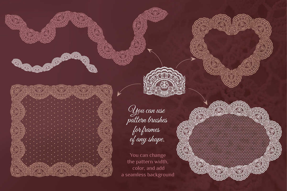 Vintage Lace. Vector collection, a Pattern Graphic by Molly art (Photo 5 of 12)