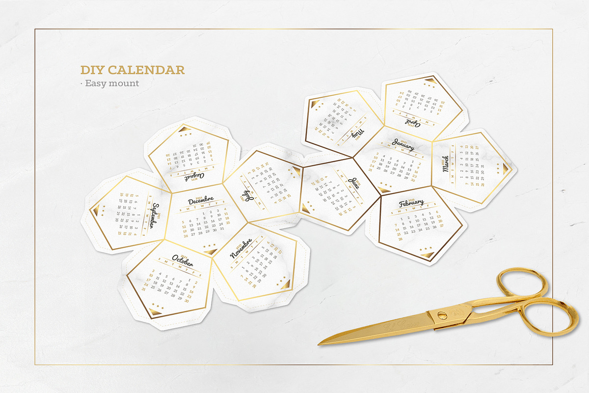 2024 Dodecahedron  Calendar, a Design Template by SmartDesigns (Photo 2 of 2)