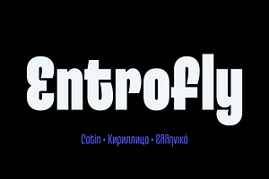 Entrofly — condensed font (Variable)