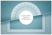 Digital Lace Borders & Backgrounds, a Decorative Illustration by digiful (Thumbnail 2 of 6)