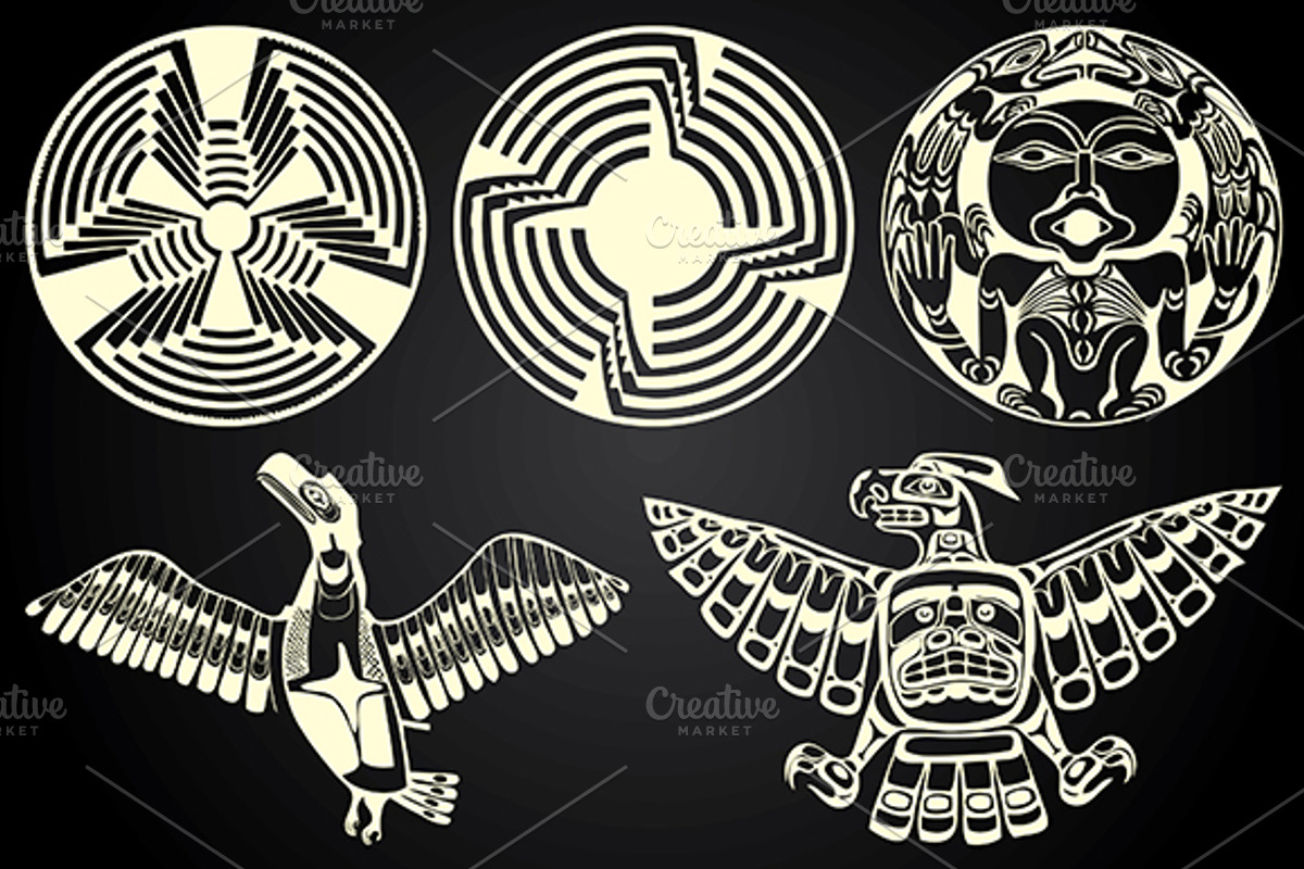 North America and Canada native art, an Illustration by Stanislav Kharchevskyi (Photo 4 of 9)