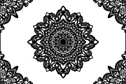 Elegant Floral Border Vector Design., an Illustration by Amazin_art (Thumbnail 2 of 19)