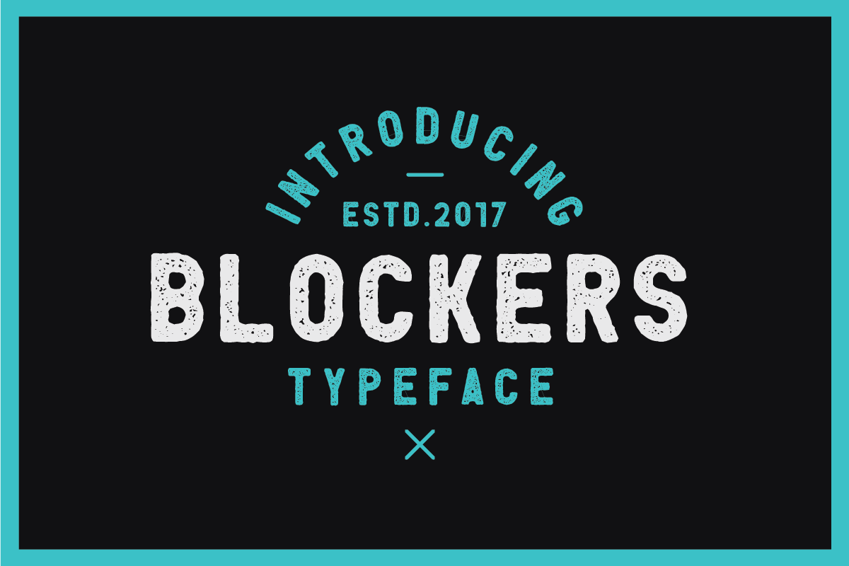 Blockers 5 Font Family preview 3