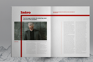 Red Business Brochure Template