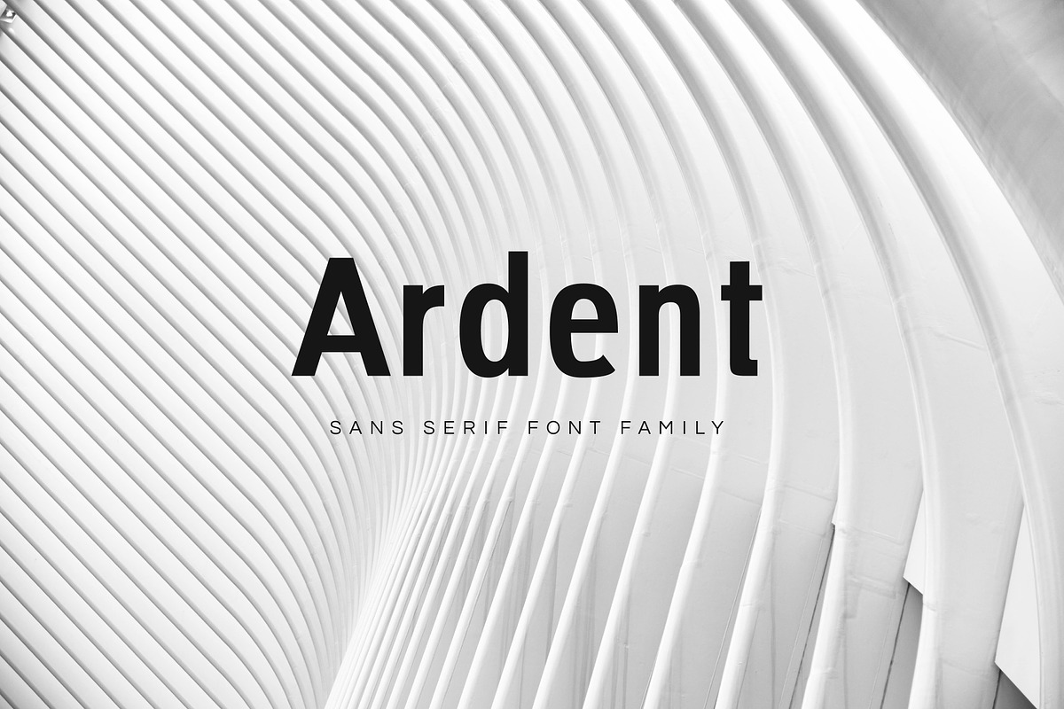 Ardent Sans - Modern Font Family, a Sans Serif Font by Cassandra Cappello (Photo 1 of 5)