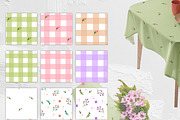Pastel Floral & Spring Digital Paper, a Pattern Graphic by ZabolotnaArt (Thumbnail 7 of 8)