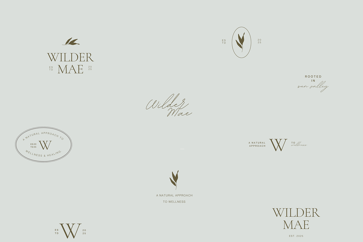 Wilder Mae Wellness Brand Kit, a Branding & Logo Template by Ederra Design (Photo 2 of 20)