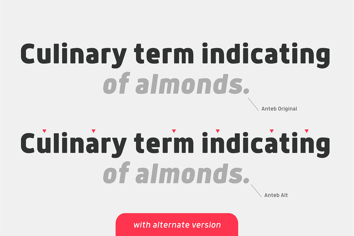 Anteb Font, a Sans Serif Font by Typesketchbook Foundry (Photo 4 of 8)