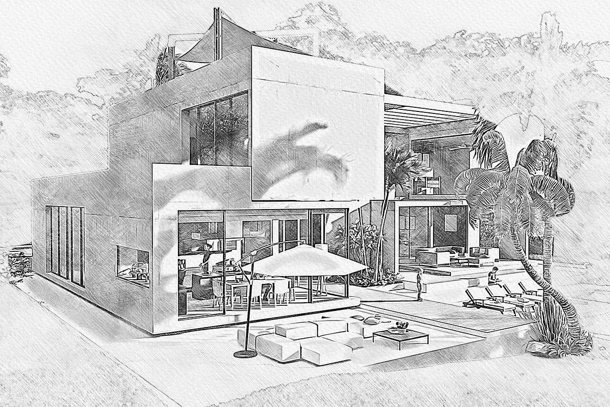 Professional Sketch Maker Photoshop, an Action Add-On by MRI STUDIO (Photo 3 of 17)