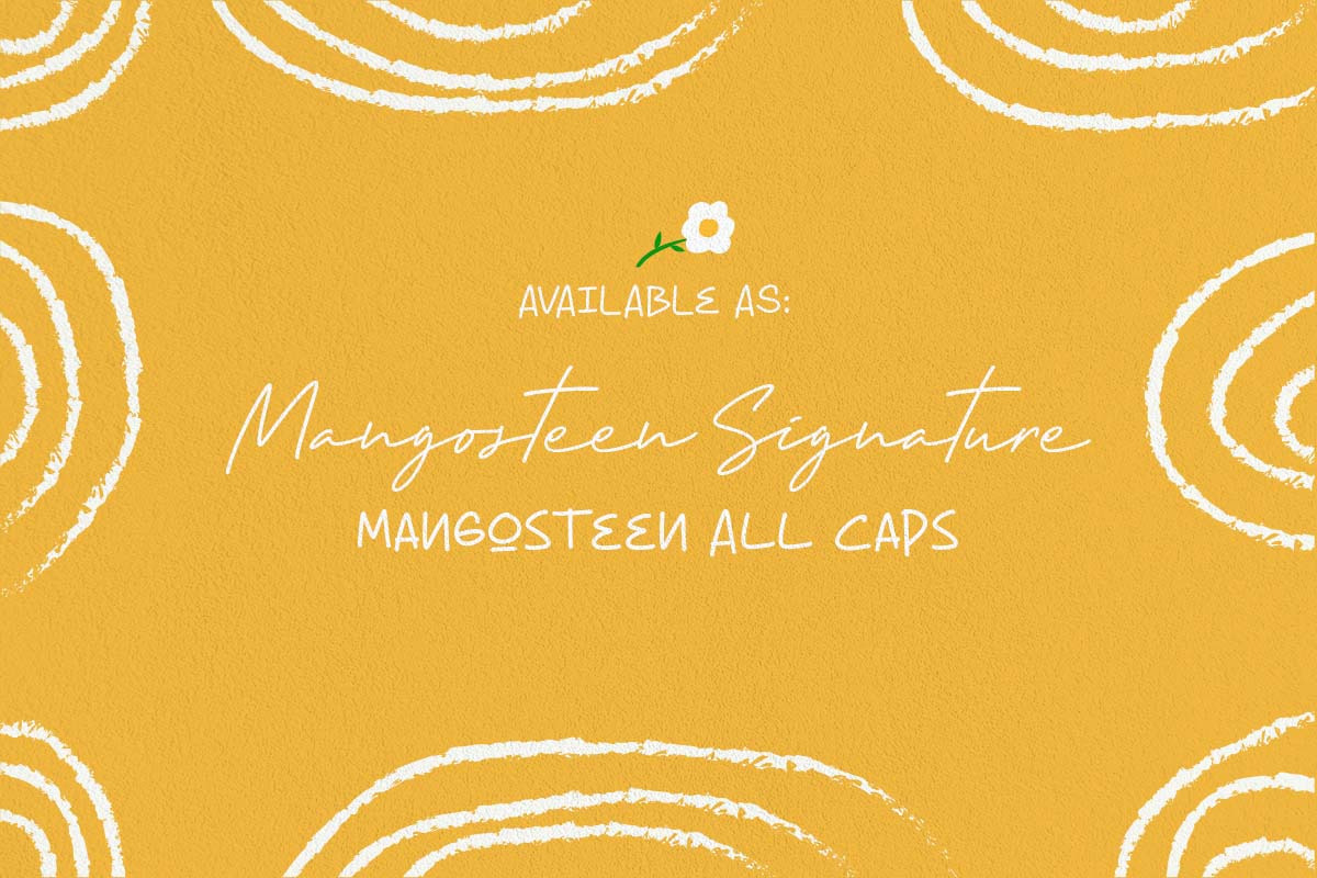Mangosteen | Font Duo, a Script Font by Scratch Design (Photo 8 of 13)