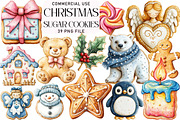 Christmas Sugar Cookies Sublimation, an Illustration by Daily.Designs (Thumbnail 1 of 5)