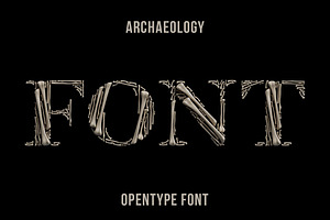 Archaeology Font