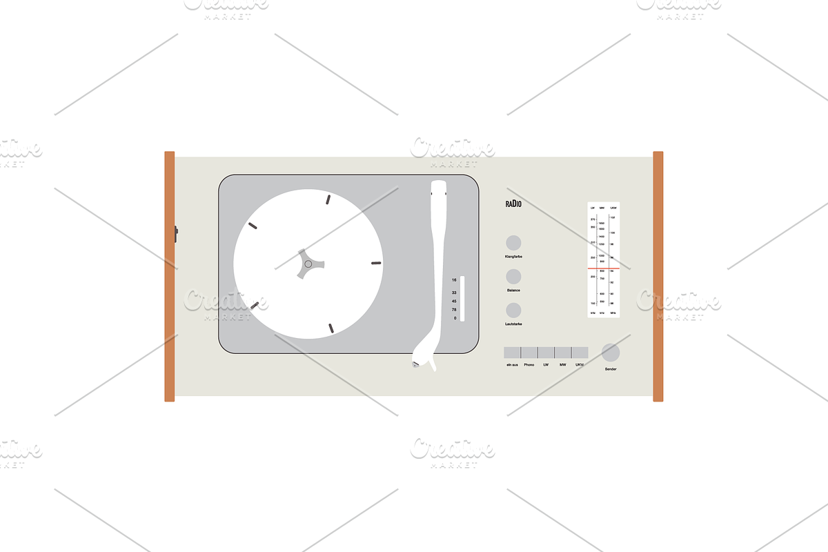 Retro Electronics Illustrations, an Object Illustration by BenDesigner (Photo 4 of 7)