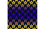 Rad yellow and Purple Stars Seamles, a Pattern Graphic by Sharon Schwalbe (Thumbnail 5 of 5)