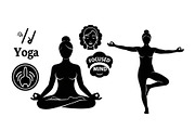Yoga Meditation Silhouette Vector Bu, an Illustration by Artivon (Thumbnail 12 of 40)