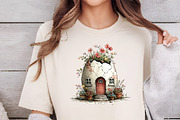 Watercolor Easter Egg House Clipart, an Illustration by DreamCafeArt (Thumbnail 4 of 6)