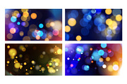 Bokeh Backgrounds Graphics Set, a Background Graphic by Finevector (Thumbnail 5 of 11)