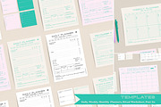 TIME MANAGEMENT_Full Planner Set, a Stationery Template by GoodNess Graphics (Thumbnail 4 of 8)