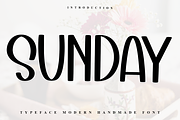Sunday, a Sans Serif Font by InermediaSTUDIO (Thumbnail 1 of 7)