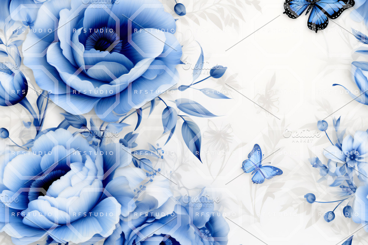BUTTERFLY SANCTUARY. Seamless Pack, a Texture Graphic by RefinedFantasyStudio (Photo 4 of 9)
