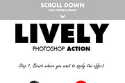 Lively Photoshop Action preview 2