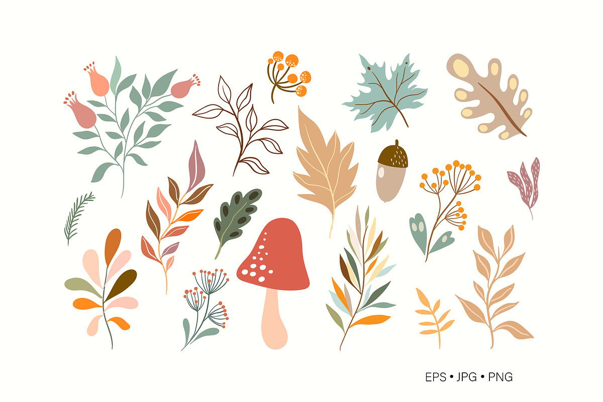 Autumn patterns set, a Pattern Graphic by Letto studio (Photo 4 of 4)