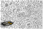 Cars Service Objects Set, an Object Graphic by BALABOLKA (Thumbnail 3 of 4)