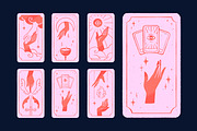 Magic tarot card back designs set, a Decorative Illustration by PaperTrident (Thumbnail 2 of 3)