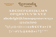 Leronda, a Serif Font by Larin Type Co. (Thumbnail 11 of 12)