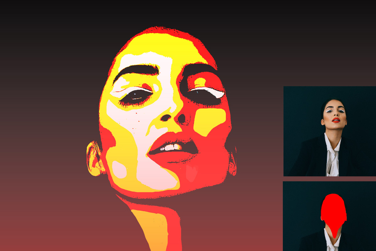Pop Art Effect Photoshop Action, an Action Add-On by MRI STUDIO (Photo 5 of 22)