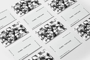 Bokeh Noir Business Card, a Business Card Template by Viaduc (Thumbnail 2 of 3)