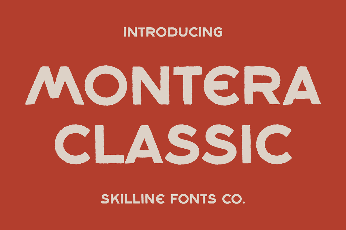 SFC Montera Classic, a Sans Serif Font by Skilline Supply Co. (Photo 1 of 6)