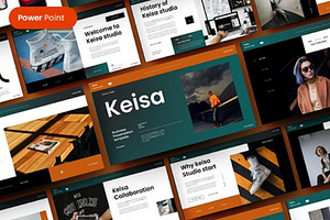 Keisa  – Business PowerPoint, a Presentation Template by Dens Creative Studio