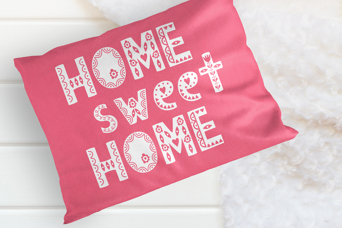 Hygge Scandinavian font preview 6