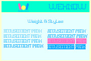 Amusement Park font, a Font by weknow (Thumbnail 7 of 8)