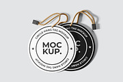 Circle Hang Tag Mockup, a Product Mockup by Rizky Audymas (Thumbnail 5 of 8)