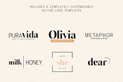 Logo Font Bundle by Jen Wagner Co., a Sans Serif Font by Jen Wagner Co (Thumbnail 16 of 37)
