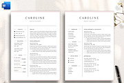 Professional Resume CV Template DOCX, a Resume Template by GResume (Thumbnail 3 of 10)