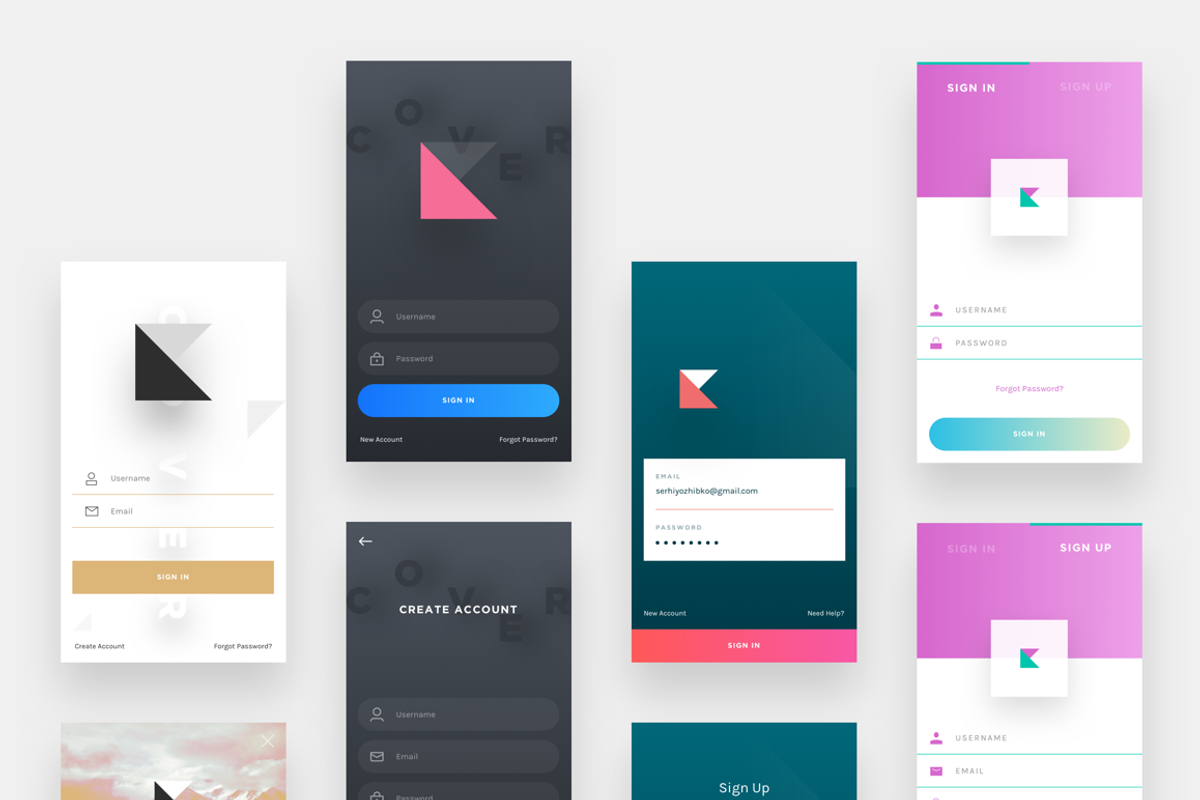 Cover UI kit, an UI Kit Template by frogsuiux (Photo 7 of 15)