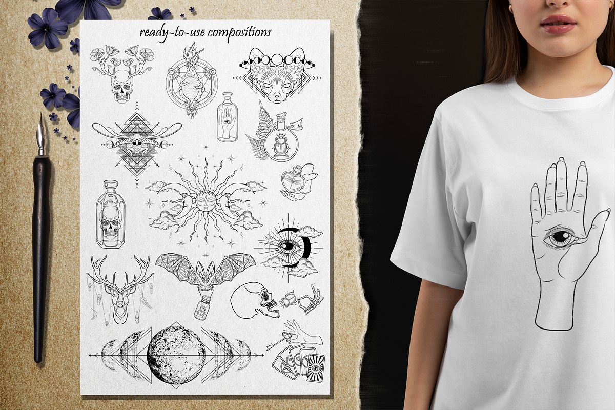 MAGIC collection - Vector ClipArt, an Animal Illustration by Evgenia Pichkur (Photo 8 of 12)