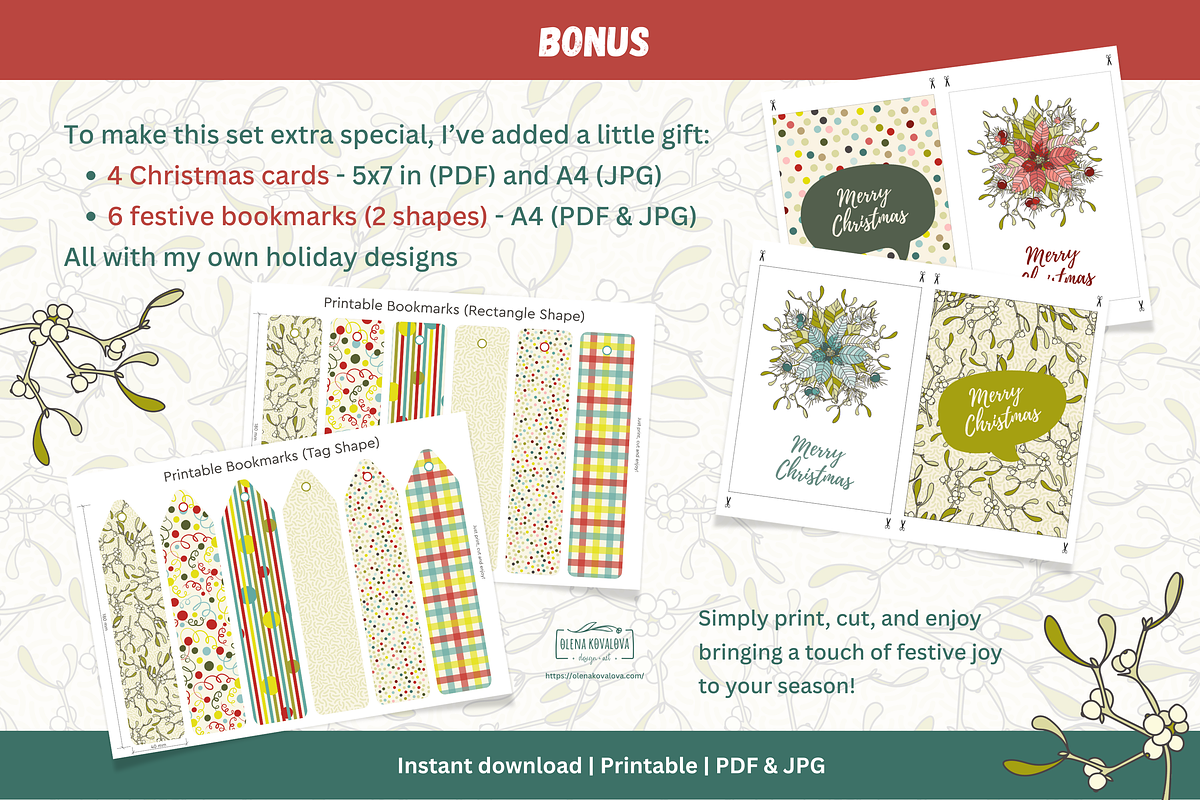 Christmas Planner 2025 Printable preview 5