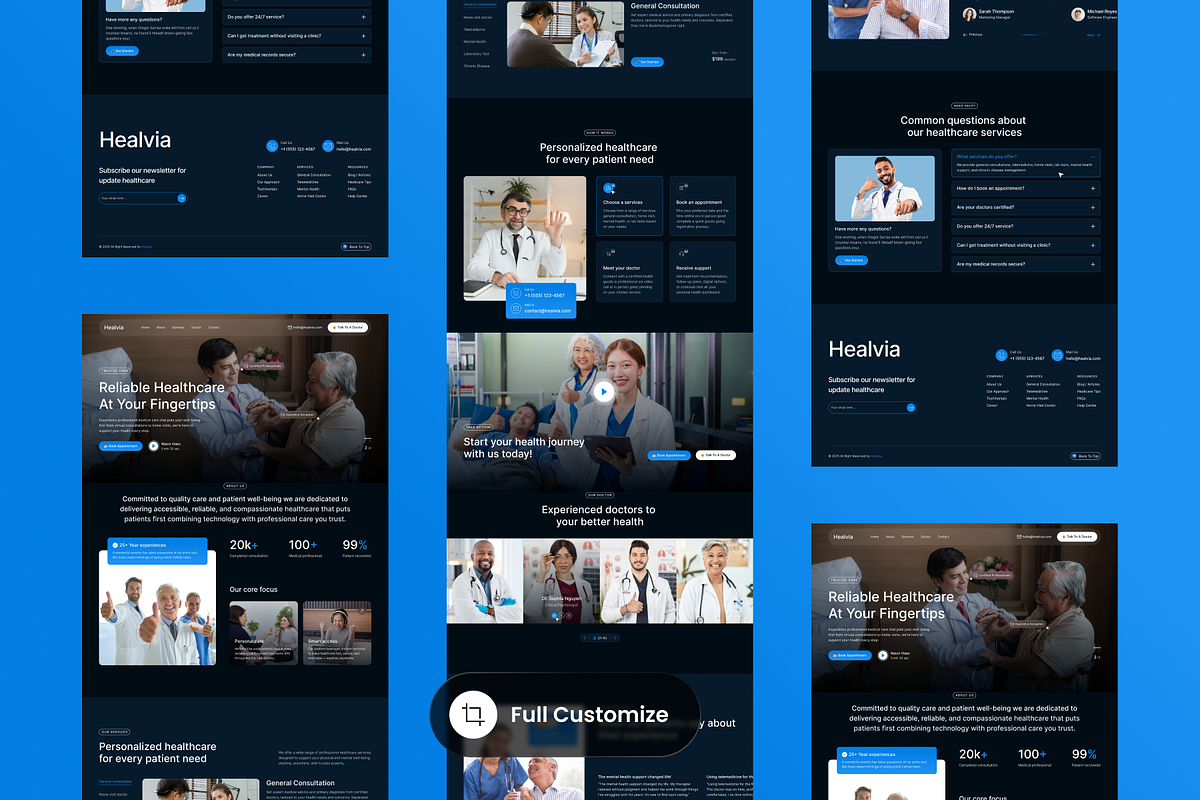 Healvia - Healthcare Landing Pages preview 3