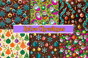 Seamless Retro Christmas Papers, a Photo by Wow Magic (Thumbnail 2 of 2)