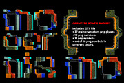 MOdernismo OpenType & SVG Font, a Font by GORE_STD (Thumbnail 7 of 14)